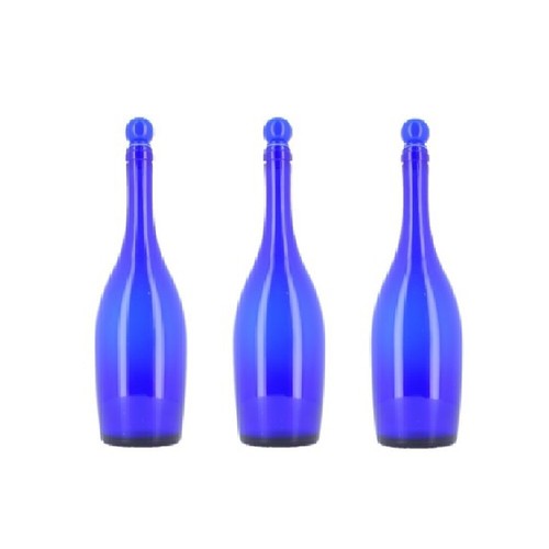 Swan bottiglia vetro blu - swan,