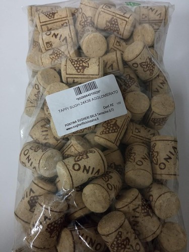 100 tappi sughero - 100,
