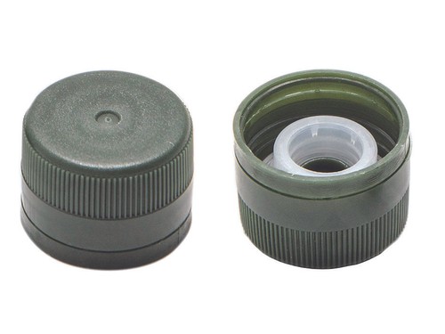 Tappo plastica verde per - in,