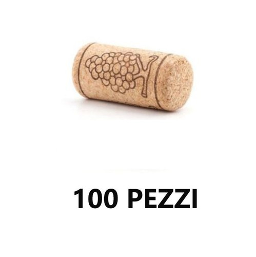100 tappi sughero agglomerato - tappi,