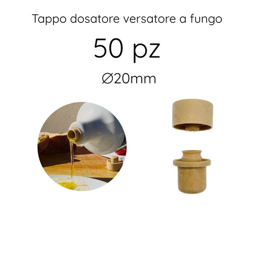 50x tappo dosatore versatore - 50x,